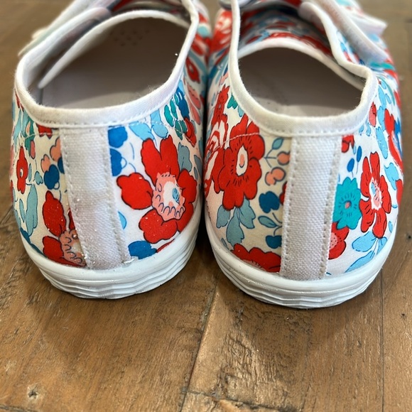 Jacadi baguette red liberty print sneakers - Picture 5 of 9